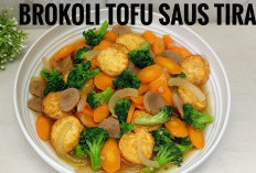 Menu Sahur Sehat! Brokoli Tofu Saus Tiram, Sehat dan Simple
