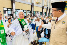 ALHAMDULILLAH! Jemaah Haji Kloter 12 Berangkat Menuju Jeddah, Pakai Ihram Sejak di Palembang