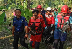 Tim SAR Gabungan Berhasil Temukan Satu Dari Dua Bocah Perempuan Tenggelam di Sungai Enim