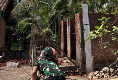 Sasaran Fisik Program TMMD Kodim Lahat di Desa Lubuk Tampang Ini Tunjukkan Progres Signifikan