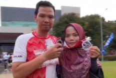 Personel Bid Humas Polda Sumsel Ini Ikuti Lomba lari Musi 5K, Siapa Dia?