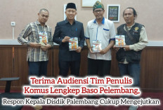 Terima Audiensi Tim Penulis Komus Lengkep Baso Pelembang, Respon Kepala Disdik Palembang Cukup Mengejutkan