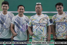 Cuma di PORNAS XVII KORPRI! Laga Sportif Cabor Bulu Tangkis antara Menteri Nusron Wahid vs Walikota Ratu Dewa 