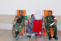 Setetes Darah Di Hari Juang TNI AD Ke-78, Kodim 0413/Bangka Gelar Donor Darah