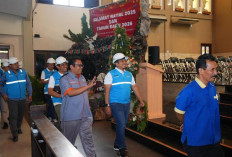 PLN UID S2JB Pastikan Keandalan Listrik Selama Nataru, 2 Tempat Ibadah di Palembang Dikunjungi