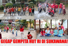 Gegap Gempita HUT RI di Sukawana! Dari Tiup Gelas Hingga Estafet Tepung Bikin Seru!