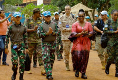 Satgas Kizi TNI Konga Kembali Terima Inspeksi Dari PBB