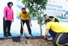 Polda Sumsel Tanam 10.000 Pohon sebagai Warisan Hijau untuk Generasi Mendatang