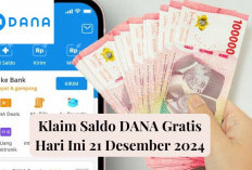 Yuk Klaim Saldo DANA Gratis Hari Ini 21 Desember 2024, Langsung Dapat Cuan tambahan