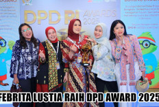 Banggakan Sumsel di Level Nasional, Febrita Lustia Raih Anugerah DPD Award 2025, ini Kategorinya!