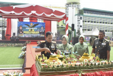 Gelar HUT Ke-80 Dengan Syukuran Sederhana, Pangdam II Sriwijaya Sampaikan Pesan Begini