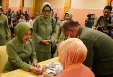 Setetes Darah Napas Kehidupan, Baksos Persit KCK Kodam II Sriwijaya Sasar Masyarakat Luas
