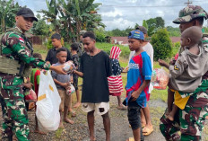 Tunjukkan Kepedulian Kepada Masyarakat Perbatasan, Satgas Yonif 144 Jaya Yudha Laksanakan Kegiatan Ini