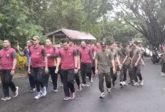 Pererat Sinergi, TNI-Polri Olahraga Bersama, Begini Keakrabannya