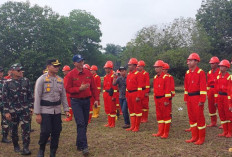 Perkuat Ketahanan Lingkungan Nasional, Kapolres Muratara Pimpin Apel Siaga Karhutbunla