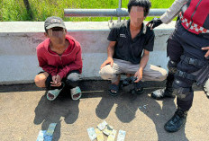 Polisi Kembali Amankan 2 Terduga Pelaku Pungli di Pintu Keluar Tol Keramasan, Ini Tampangnya