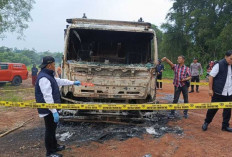 Polda Sumsel Turunkan Tim Forensik dan Jatanras Usut Truk Terbakar, Ini Lokasinya