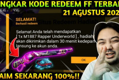 Buruan Klaim Kode Redeem FF Terbaru Hari Ini 21 Agustus 2024, Dapatkan Segera Klaim Hadiahnya