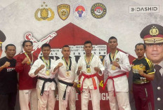 Prajurit Denzipur 14/GB Raih 3 Medali Emas di Kejuaraan Nasional Taekwondo Kapolri Cup