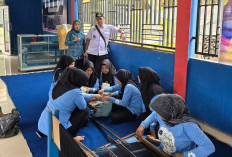 KEREN KUYS! Pemdes-PKK Banjarsari Lahat Sulap Tanaman Jali Rajutan Tempat Tisu, Ini Penampakannya