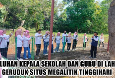 Puluhan Kepala Sekolah dan Guru di Lahat Geruduk Situs Megalitik Tinggihari, Ada Apa Gerangan?