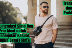 Trendy dan Praktis! 5 Sling Bag Pria Ideal untuk Penampilan Kasual maupun Semi Formal, Kualitas Boleh Diadu