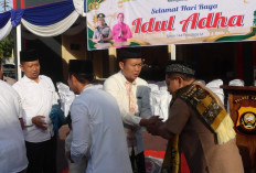 Polres Lahat Distribusikan Daging Kurban untuk Beberapa Kriteria Ini