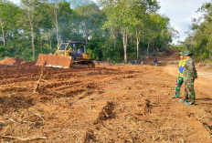 Berikut Ini Pencapaian Pengerjaan Akses Jalan TMMD Kodim Lahat, Berapa Persen Ya?