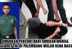 Amankan Pencuri dari Amukan Warga, Prajurit TNI di Palembang Malah Kena Bacok