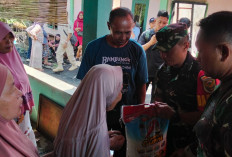 Sambangi Korban Kebakaran Rumah Anggota Koramil 405-12/Lahat, Hal Ini Dilakukan Dandim 0405