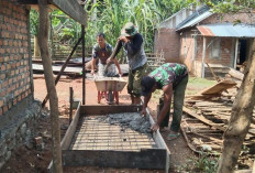 ALHAMDULILLAH! Sanitasi Rumah Zumrul Aini Dicor dan Pipa Pembuangan Terpasang