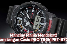 Mancing Mania Mendekat! Ini Jam tangan Casio PRO TREK PRT-B70, Ada fitur Menangkap Ikan, Ingin Tampil Modis!