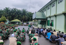 Dandim 0405/Lahat Pimpin Apel Pagi Jam Komandan dan Beri Pengarahan Personel, Ini Pesannya untuk Prajurit