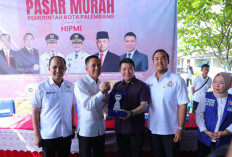 Warga Antusias Serbu Pasar Murah Pemkot Palembang dan HIPMI di Griya Borang Indah