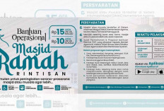 Kemenag Buka Program Bantuan Operasional Masjid Ramah Hingga Rp 15 Juta, Ini Syaratnya!
