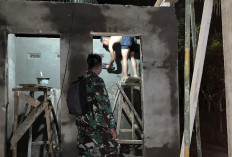 Staf Teritorial Kodim Lahat Tinjau Lokasi Sasaran Fisik Ini, Untuk Apa?