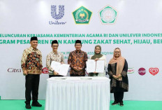 Kemenag RI Berkolaborasi Bersama Unilever Indonesia Perkuat Pesantren Sehat Hijau Berdaya Menju 