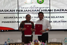 Kajati Sumsel Tanda Tangani NPHD, Berupa Apakah Itu?