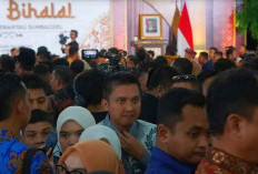 Hadiri Halal Bihalal Perantau Sumbagsel di Griya Agung, Bupati Ogan Ilir Pererat Silaturahmi dan Sinergi Daera