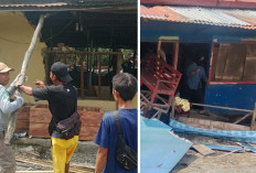 DEADLINE! Ratusan Warga 4 Desa Kikim Barat Lahat  Turun ke Jalan Luapkan Amarah Bongkar Warung Asmara