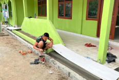 Ini Perkembangan Pembangunan Infrastruktur Dilakukan Satgas TMMD Kodim Lahat di Desa Lubuk Tampang