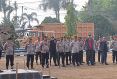 Pastikan Kesiapsiagaan Personel atasi Karhutla, Kapolres Ogan Ilir Pimpin Apel ini