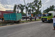 Hilang Kendali, Sopir Mobil Colt Diesel dan Pengendara Motor Supra X Alami Luka, Begini Kronologinya
