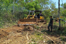 BUKAN KALENG-KALENG! Satgas TMMD Ke-122 Kodim Lahat Awasi Pergerakan Alat Berat, Ini Buktinya