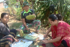 MAKNYUS! Gulai Nangke Sedap Rasanya Ini, Intip Aktifitas Satgas TMMD Ke-122 Kodim Lahat