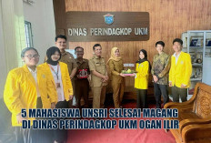Sebulan Magang di Dinas Perindagkop UKM Ogan Ilir, 5 Mahasiswa Unsri Ikut Sukseskan Roadshow Sultan Muda
