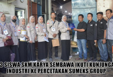 Datangi 4 Tujuan Kunjungan Industri, 133 Siswa SMK Karya Sembawa Terkesan Penjelasan Pemred Palembang Ekspres