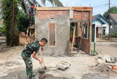 Sasaran Fisik Program TMMD ke-128 di Desa Lubuk Tampang Ini Terus Dikerjakan