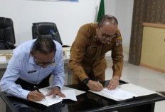 Ada Penandatangan Kerja Sama Kejari Pagar Alam Bersama Unit Pelaksana Teknis Rumah Sakit Daerah Besemah