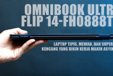 Ngulik HP OmniBook Ultra Flip 14-fh0888TU: Laptop Tipis, Mewah, dan Super Kencang yang Bikin Kerja Makin Asyik